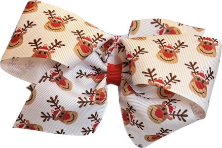 Printed Christmas Bows image 0