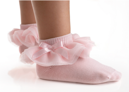 Ruffle Bow Socks image 0