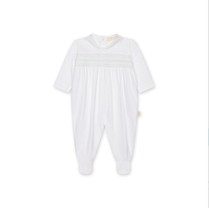 Smocked Collar Footie