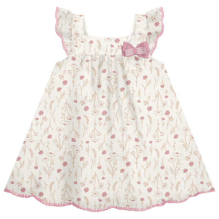 Floral Ruffle Dress & Bloomer Set image 0