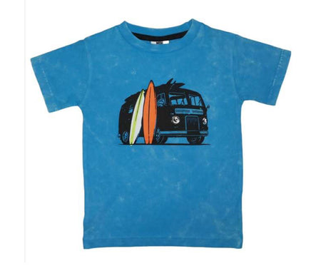 Surfer Van Turquoise T-Shirt image 0