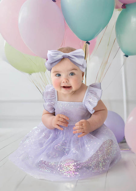 Purple Star Sequin Dress image 0
