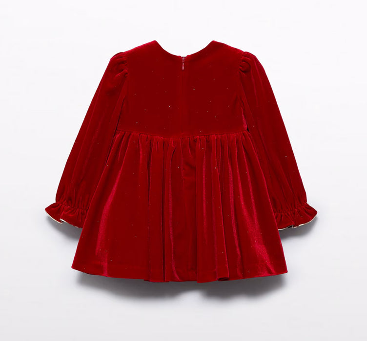 Red Velvet Sparkle Dress image 1