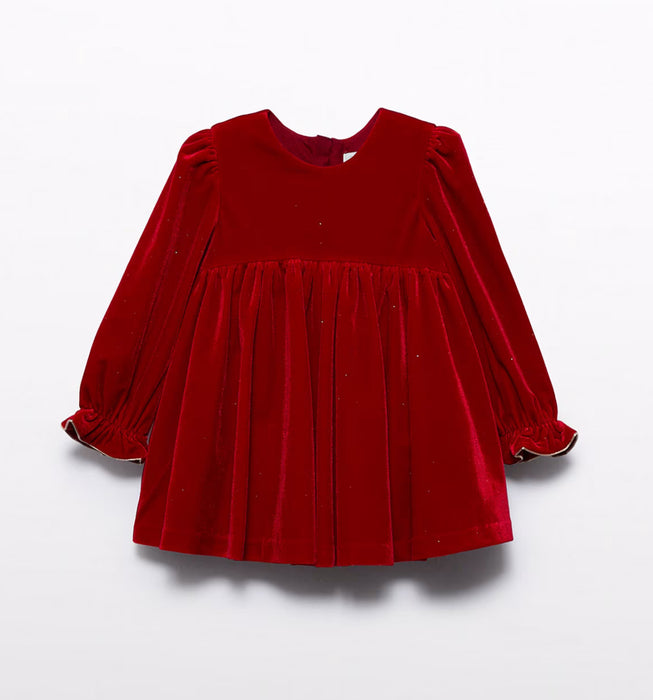 Red Velvet Sparkle Dress image 0