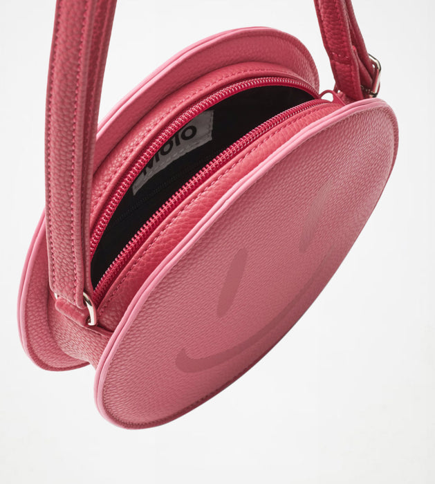 Molo Smiley Face Purse, Pink