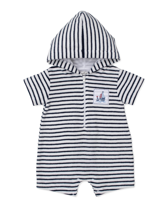 Kissy Kissy Navy Striped Sailboat Coverups 1pc or 2pc
