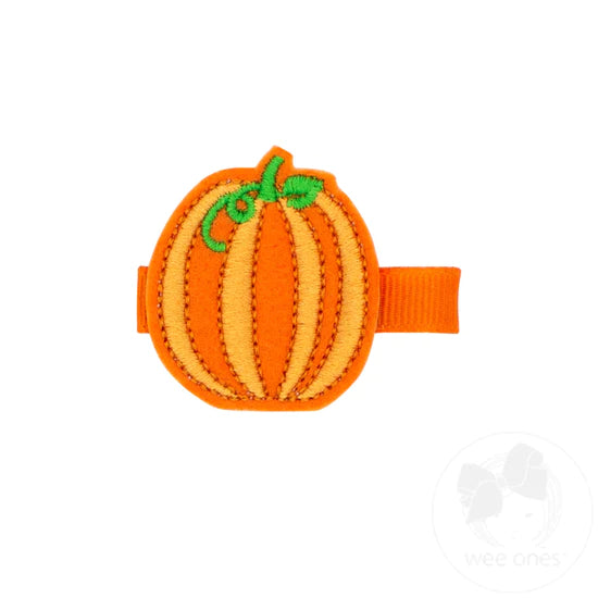 Pumpkin Feltie Clip image 0