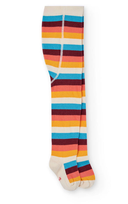 Rainbow Dot Sweater Dress & Tights Set