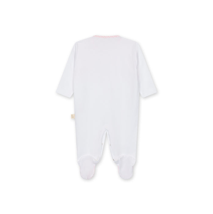 Gingham Detail Footie
