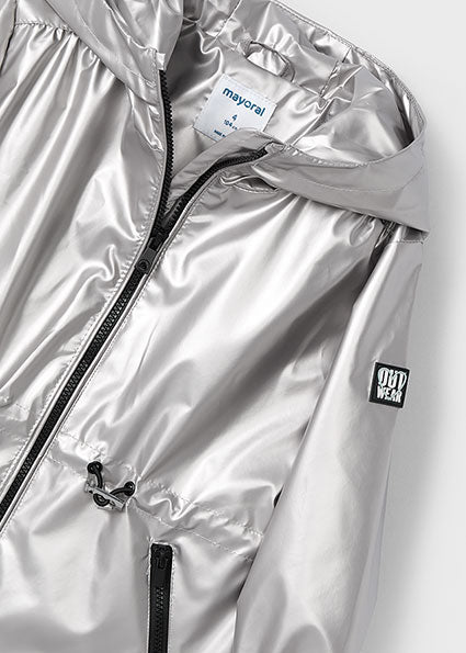 Futuristic Silver Windbreaker image 1