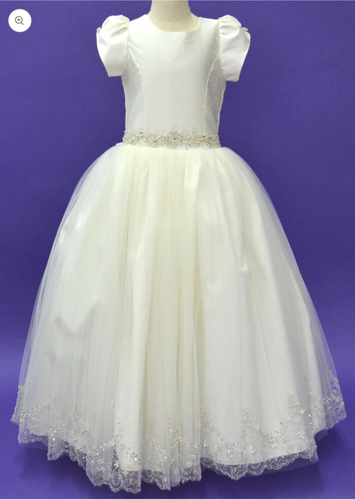 Anastasia & Kate Veil w/ BH2202 Bella Bow Size 8