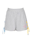 Lace-Up Smiley Sweatshirt & Shorts Set image 3