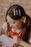 Crayon Cuties Hairclip Set image 1