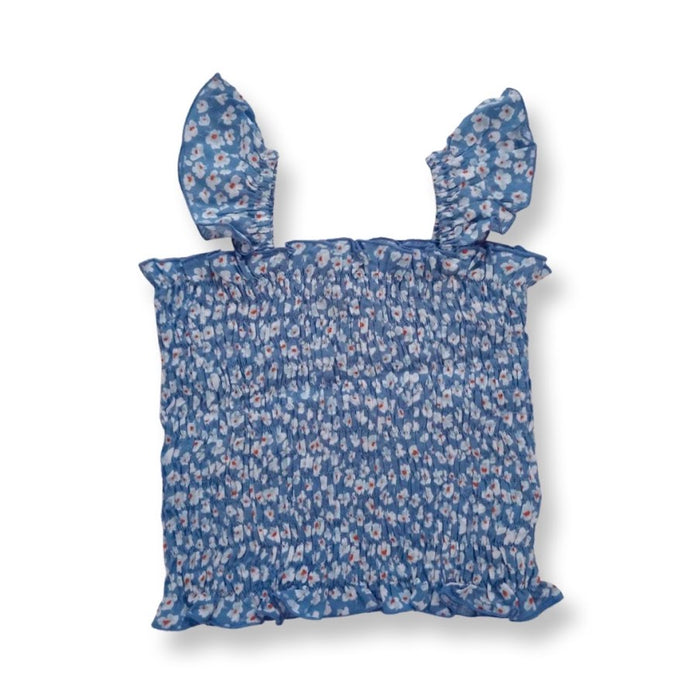 Ditsy Flowers Smocked Tank & Skirt image 0