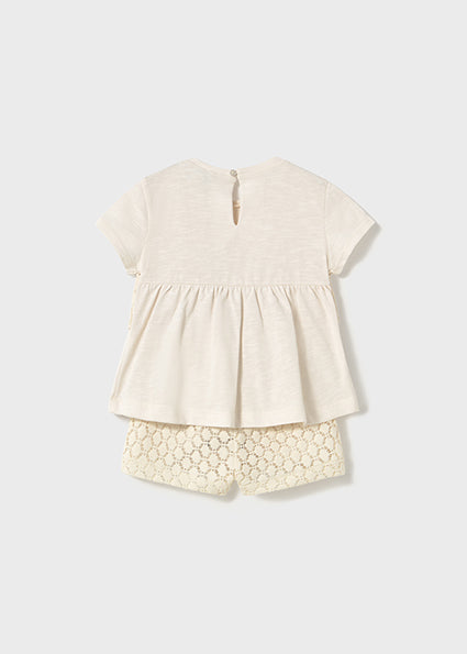 Girls’ Lace Overlay Two-Piece Set  image 2