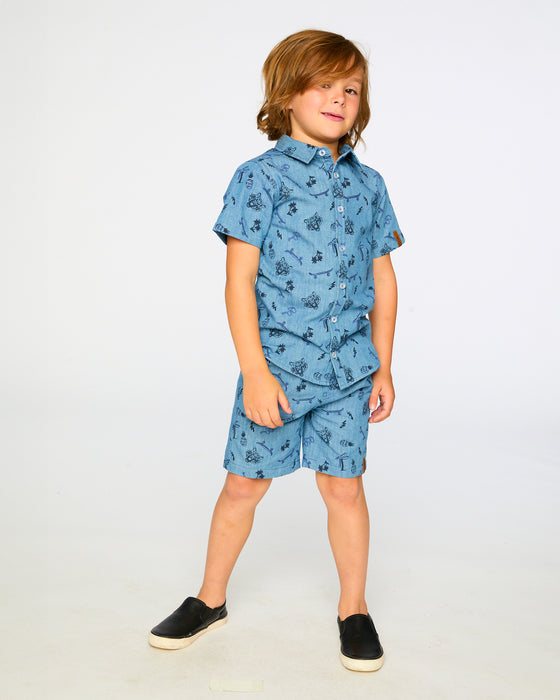 Printed Tiger Skate Toddler 2pc Set
