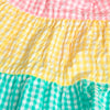 Pastel Gingham Tiered Dress & Bloomers Set image 3