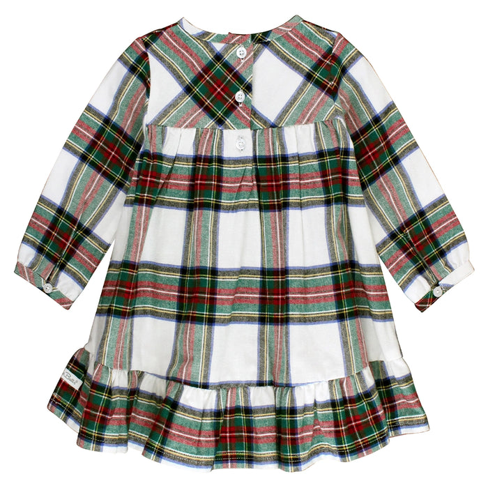 Tartan Plaid Ruffle Hem Dress image 1