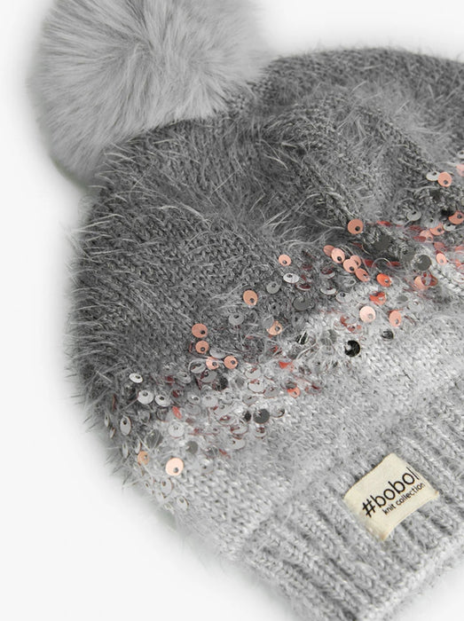 Sparkle Snow Knit Hat & Glove Set