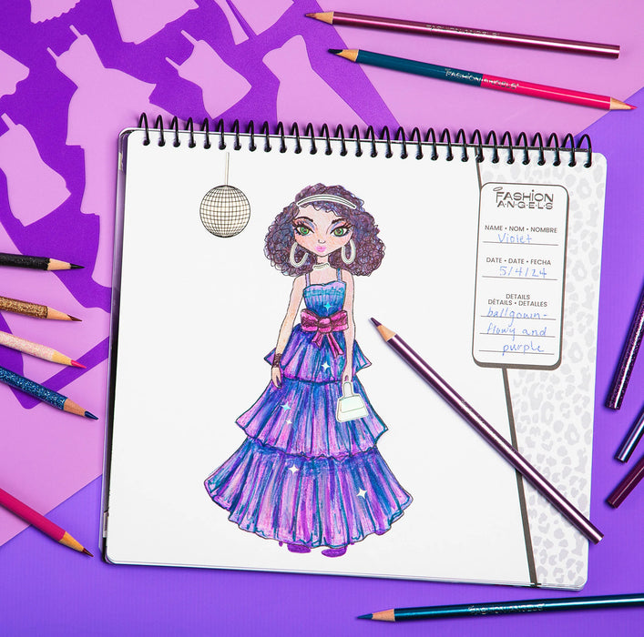 Glam Fashion Design Sketch Set image 4