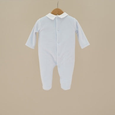 Blue Teddy Footie
