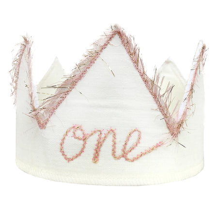 Pink Script Birthday Crown image 0