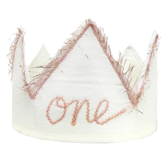 Pink Script Birthday Crown image 0