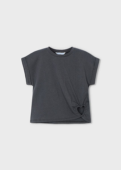 Heart Twist Tee – Black or White (Sold Separately) image 3