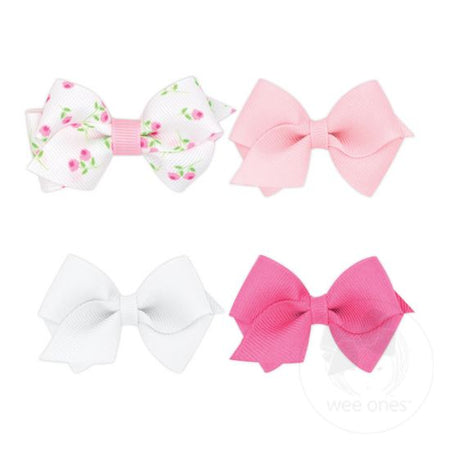 4pk Mini Bows - Pink image 0
