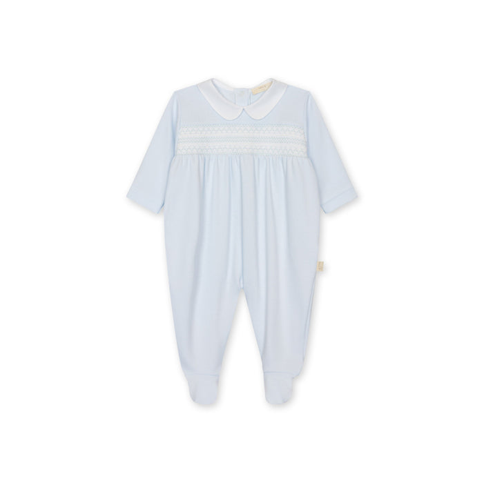 Smocked Collar Footie
