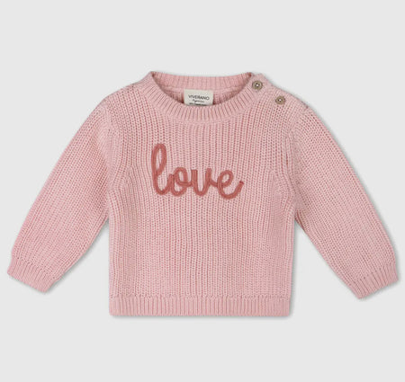 "Love" Embroidered Sweater image 0