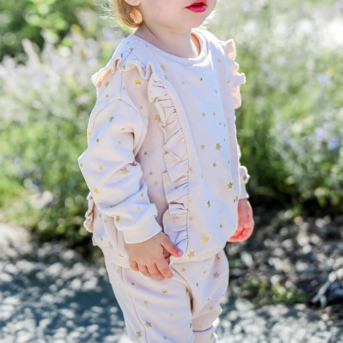 Mini Foil Stars Sweatshirt w/ Jogger image 8