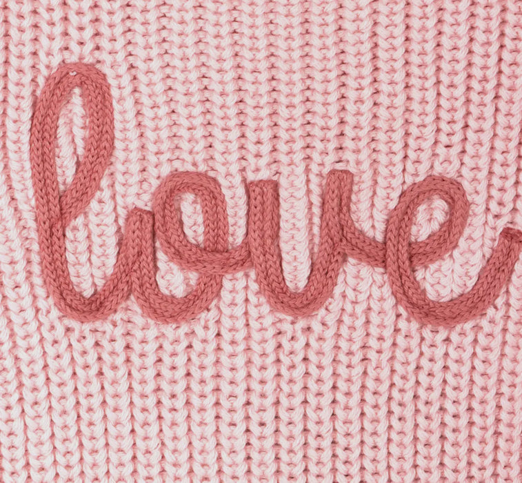 "Love" Embroidered Sweater image 2