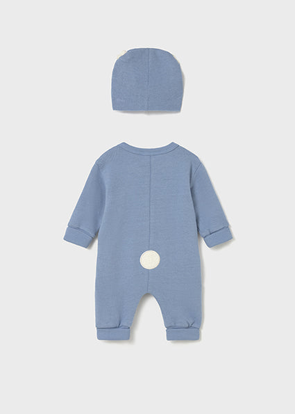 Cuddly Bear Zip-Up Set - Blue