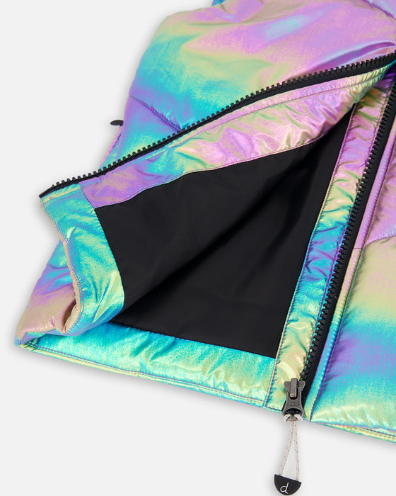 Iridescent Dream Puffer Vest