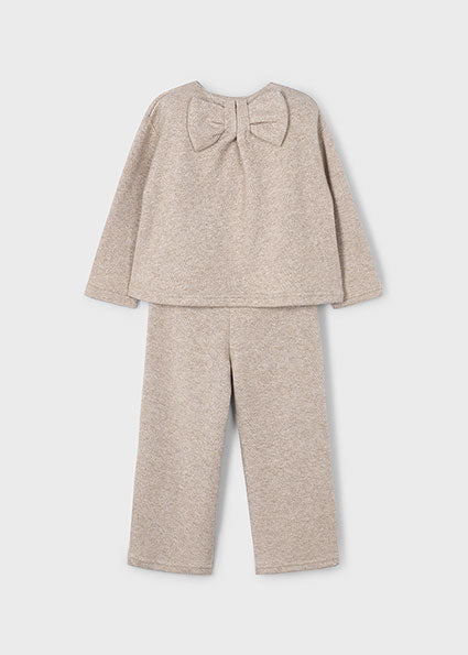 Champagne Sparkle Bow 2-Piece Set
