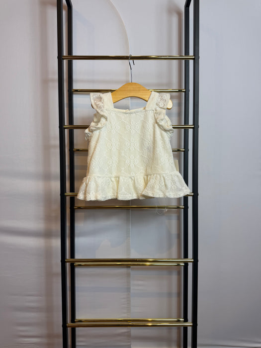 Mayoral Toddler Textured Two-Piece Pant Set Cream