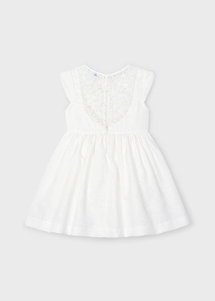 Ivory Faux Silk Dress image 2