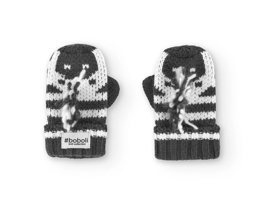 Wild Pals Knit Mittens (Lion or Zebra)