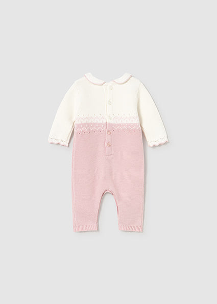 Knit Blush & Ivory Romper