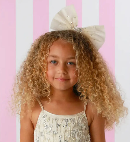 Ivory Bow Headband image 0