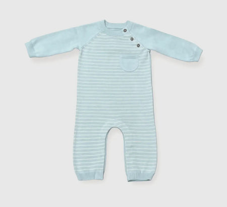 Striped Knit Jumpsuit image 0