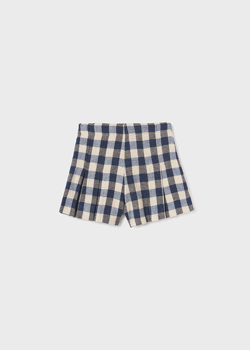Navy Top & Plaid Short Set image 3