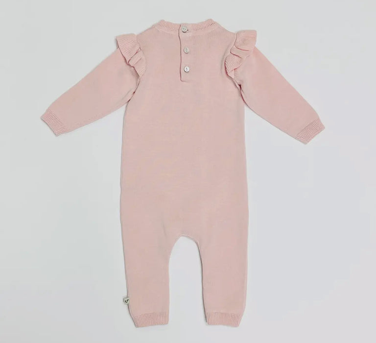 Embroidered Ruffle Knit Jumpsuit image 2