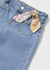 Floral Tee & Wide Leg Denim Pants image 4