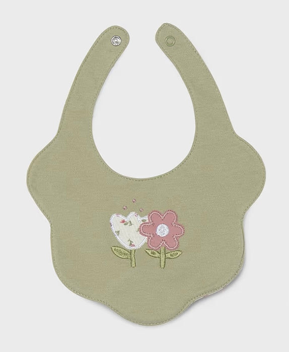 Sage Flower Bibs