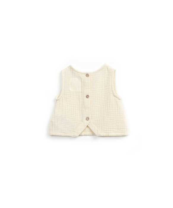 Organic Cotton Gauze Button-Back Set image 2