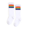 Rainbow Stripe Lace Top Knee Highs image 0