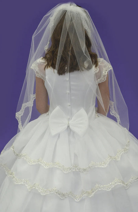 Esme - White w/ Veil 2025 Bella Bow image 4