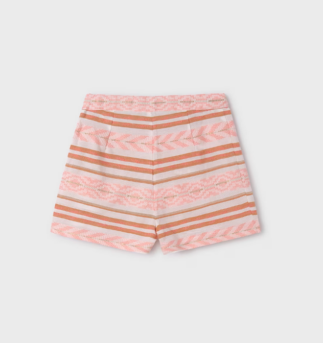 Striped One-Shoulder Top & Matching Shorts Set image 7
